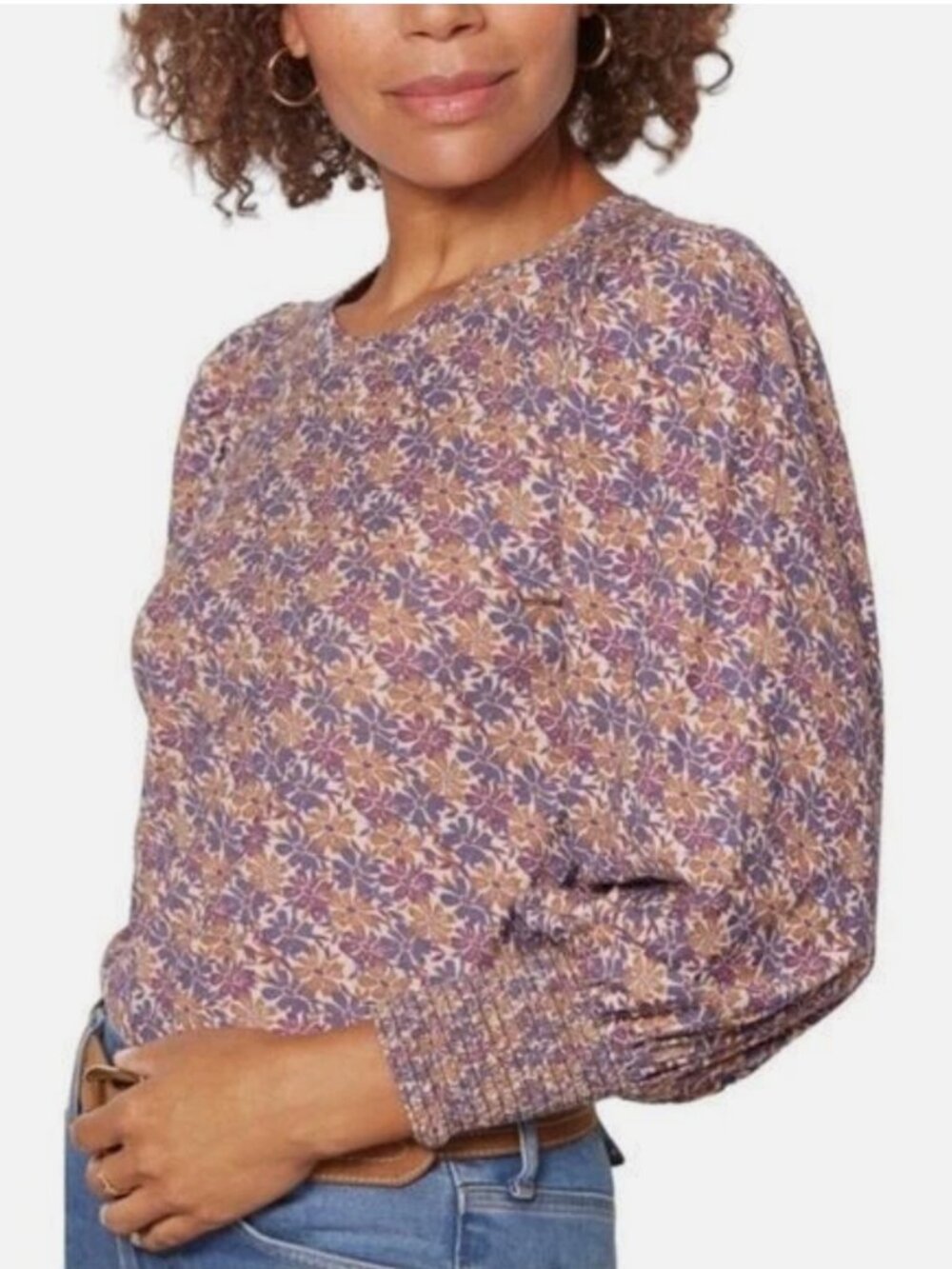 Nation LTD | Loren Smocked Peasant Tee